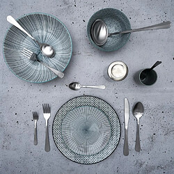 The Home Deco Factory Ménagère 39 pièces en inox brossé inox.