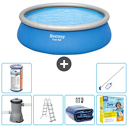 Bestway Fast Set Piscine Ronde 457x122 cm - Bleu