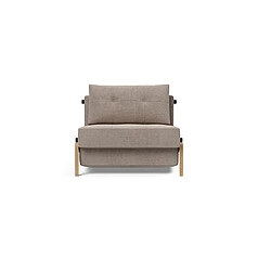 Inside 75 Fauteuil design bois - Beige
