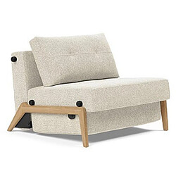 Inside 75 Fauteuil design en tissu - Blanc