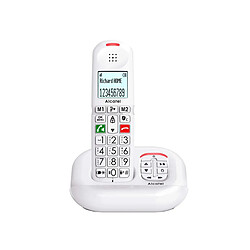 Téléphone sans fil blanc - XL685VOICEBLANC - ALCATEL