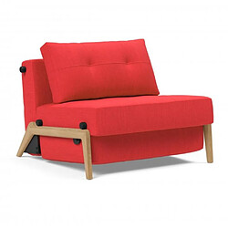 Inside 75 Fauteuil de relaxation tissu - Rouge