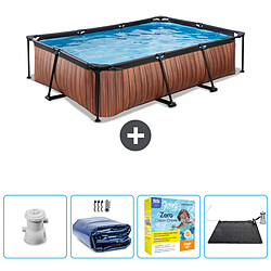 Exit Impression sur bois Piscine rectangulaire - Comprend des accessoires CB11