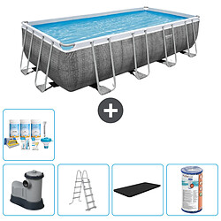 Bestway Piscine Rectangulaire Power Steel - 549 x 274 x 122 cm