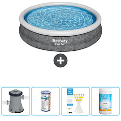 Bestway Fast Set Piscine Rotin - 366 x 76 cm
