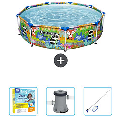 BESTWAY Piscine Ronde Steel Pro 274x66 cm - Imprimé animal
