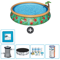 Bestway Fast Set - 457x84 cm - Paradise Print