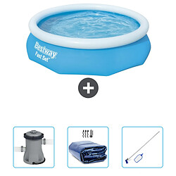 Bestway Fast Set Piscine Ronde Gonflable - 305 cm - Bleu