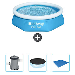 BESTWAY Fast Set - 244 x 61 cm - Bleue