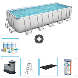 Bestway Piscine Rectangulaire Power Steel - 640 x 274 x 132 cm