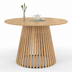 Idmarket MARKET Table Ronde Carmen - Pied Bois