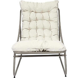 Avis The home deco factory Fauteuil de jardin Dolce vita - Beige