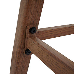 Mendler Lot de 2 tabourets de bar - Marron pas cher