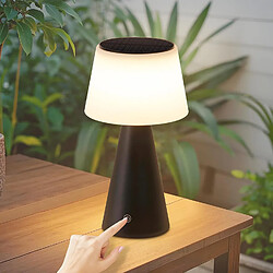 ZMH Lampe de table LED sans fil à batterie solaire chevet tactile moderne à intensité variable