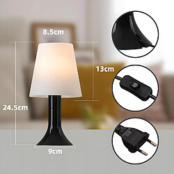 Acheter Zmh Lampe à poser de chevet - Noir