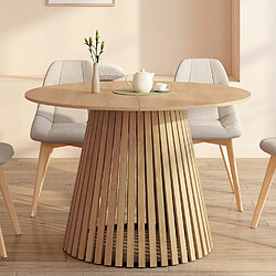 Idmarket MARKET Table Ronde Carmen - Pied Bois