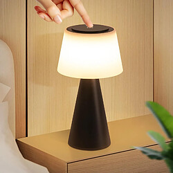ZMH Lampe de table LED sans fil 3600 mhA à intensité variable, lampe de salon moderne à piles