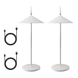 ZMH Lampe de table LED intensité variable table d'extérieur moderne pour jardin