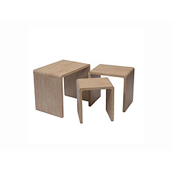 Amadeus Table d'appoint rectangulaire - Marron