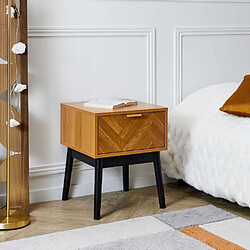 The Home Deco Factory Chevet en bois Felix