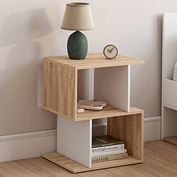 Idmarket LOT 2 TABLES DE CHEVET SOFIA