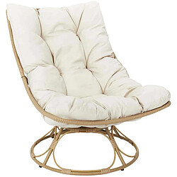 The Home Deco Factory Fauteuil détente polyéthylène Petra