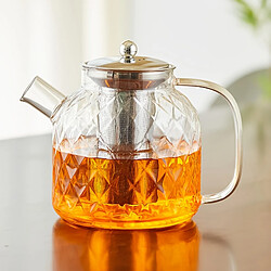 Théière en verre borosilicate