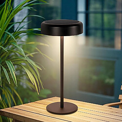 ZMH Lampe de table LED avec variateur tactile, noire, batterie 3600 mAh et fonction de charge USB