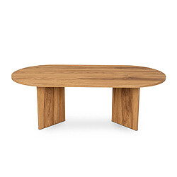 Concept Usine Table basse design ovale bois 120cm RAAV
