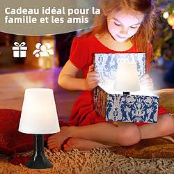 Zmh Lampe à poser de chevet - Noir pas cher