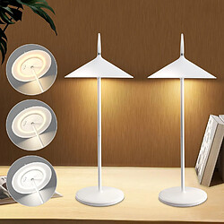 ZMH Lampe de table LED intensité variable table d'extérieur moderne pour jardin