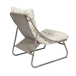 The home deco factory Fauteuil de jardin Dolce vita - Beige pas cher