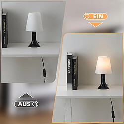 Avis Zmh Lampe à poser de chevet - Noir