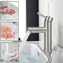 Avis ZMH Robinet de lavabo, robinet de lavabo mitigeur monocommande haute pression pour cuisine