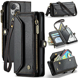 Avis Étui Crossbody Pour iPhone 15Plus - Noir
