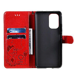 Acheter Flip Étui Pour Redmi K40 Rouge