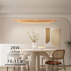Acheter Zmh Suspension LED en bois - Blanc