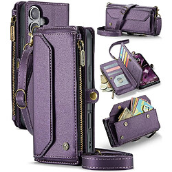 iPhone16 Etui Crossbody FOXDOCK - Violet