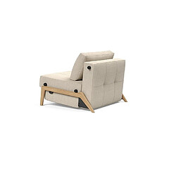 Avis Inside 75 Fauteuil convertible Cubed 02 - Tissu latte