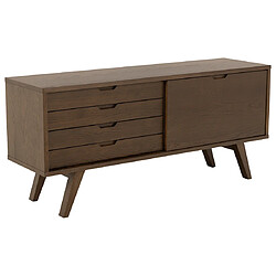 Lisa design Buffet Pauline bahut - Chêne foncé