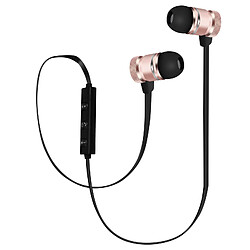 Avizar Écouteurs Sans fil Bluetooth Magnétiques Télécommande et Micro Rose Gold