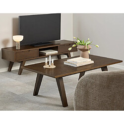 Lisa Design Table Basse Pauline - Chêne Foncé