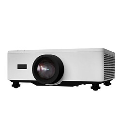 NEC Sharp P601Q - Projecteur DLP - laser - 3D - 6000 lumens - Full HD (1920 x 1080) - 16:9 - 1080p - objectif zoom - LAN - blanc