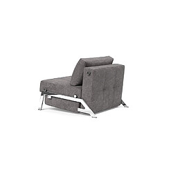 Inside 75 Fauteuil de relaxation tissu - Gris