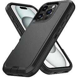 C000039794_ODEYDO IPhone 15 Pro Coque Armor Antichoc - Noir
