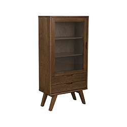 Lisa design Buffet vitrine Pauline - Bois