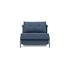 Inside 75 Fauteuil design en tissu - Bleu