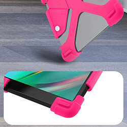 Avis Avizar Coque pour Tablette 7.9 à 9 pouces Universel Bumper Silicone Gel Mode Support Rose