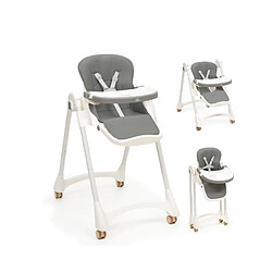Interbaby Chaise haute évolutive bébé - Gris