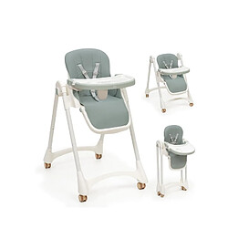 Interbaby Chaise haute évolutive bébé - Vert sauge
